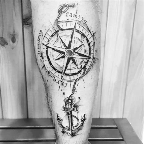 Discover 77 Compass With Anchor Tattoo Design Best Thtantai2