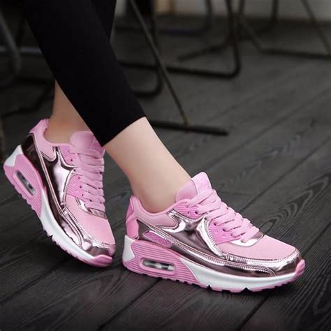 These Pink Tennis Shoes Are Absolutely Adorable Womens Comfortable