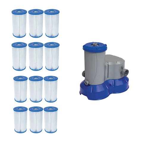 Bestway Pool Filter Replacement Cartridge 12 Above Ground Pool