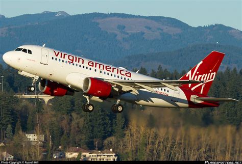 N527va Virgin America Airbus A319 115 Photo By Russell Hill Id 440622