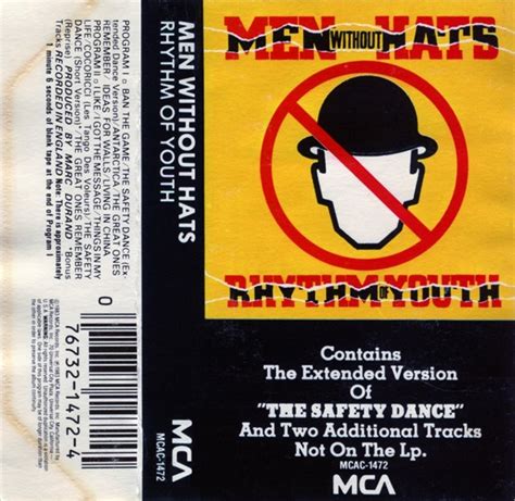 Men Without Hats Rhythm Of Youth 1983 Cassette Discogs