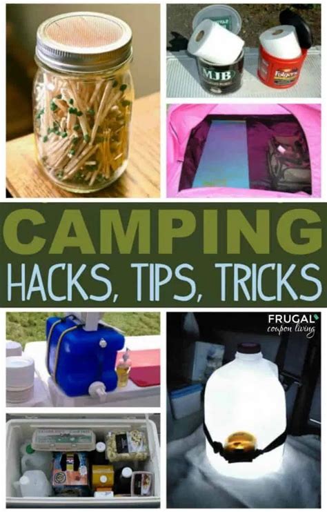 Camping Hacks And Tips Camping Hacks Creative Camping Ideas Camping