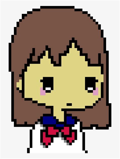 Pixel Art Cartoon Girl