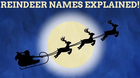 What reindeer is santa's favorite? How Did Santa's Reindeer Get Their Names? - YouTube