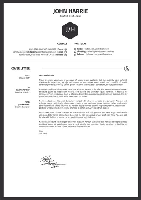 Cover letter heading & header template (4+ examples) cover letter heading & header template (4+ examples) creating the perfect cover letter header is easy. 13 Free Cover Letter Templates For Microsoft Word Docx And ...