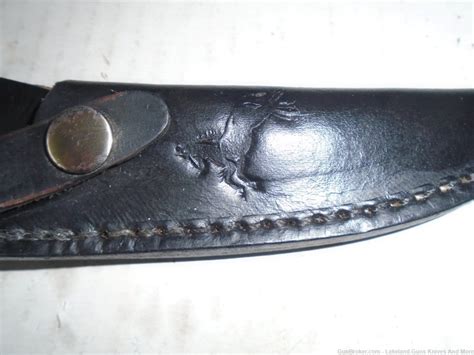 Nib Ct824 Colt Brown Stag Saddle Bag Skinner Fixed Hunting Knife