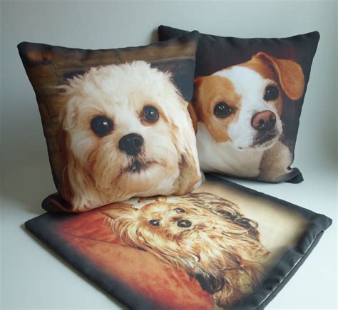 Custom Pet Photo Pillow Dog Lover Bereavement T Photo