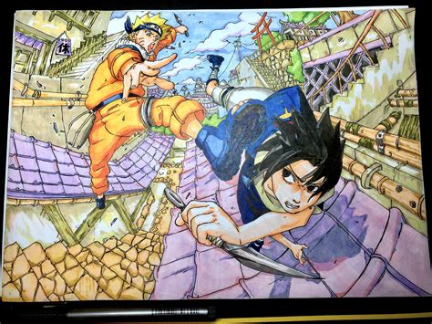 Art Naruto Artbook 2 Page 66 Naruto Drawn By Me Rmanga