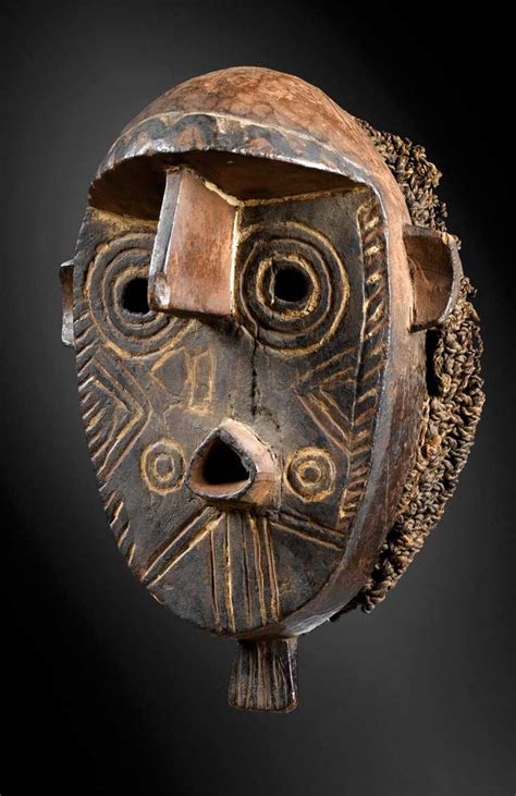 Africa Old Mask From The Gurunsi Nuna People Of Burkina Faso Wood
