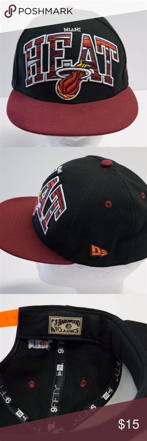 Miami Heat New Era Youth Snapback Hat Cap Hwc Snapback Hats New Era