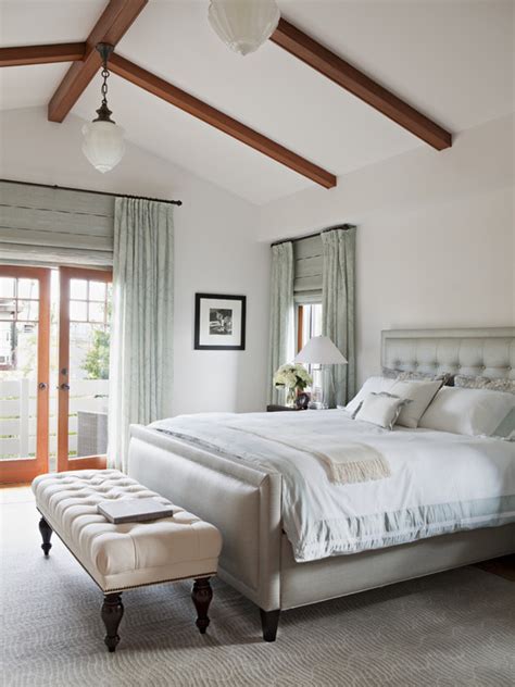 Here, you can find stylish sloped ceiling adaptable flush mount lighting that cost less than you thought possible. Vaulted Ceiling Bedroom - Transitional - bedroom - Annette ...