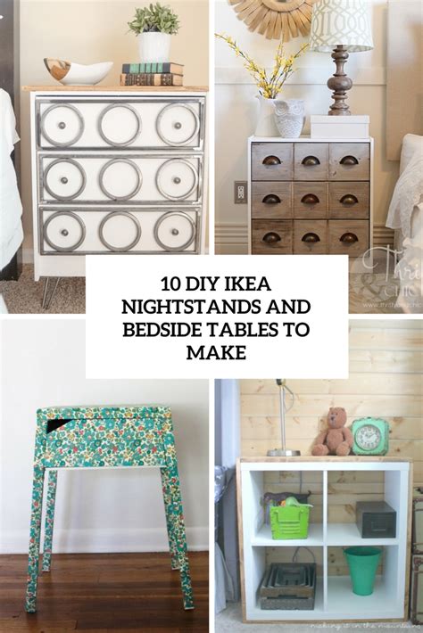 10 Diy Ikea Nightstands And Bedside Tables To Make Shelterness