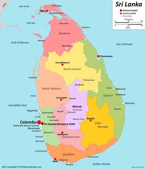 Sri Lanka Map Maps Of Democratic Socialist Republic Of Sri Lanka