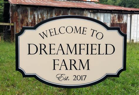 Farm Name Signs By Farm Name Farm Signs