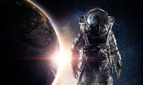 Sci Fi Astronaut 4k Ultra Hd Wallpaper Background Image 4300x2580