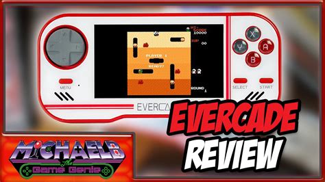 Evercade Portable Retro Gaming Console Review Michaelbthegamegenie