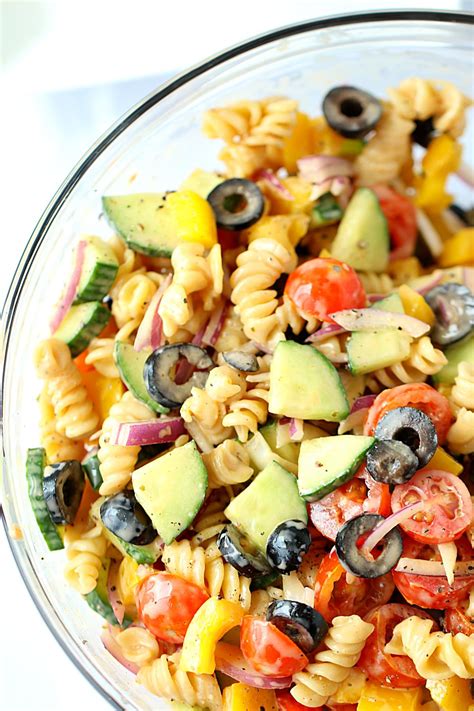 They are also a great picnic food. No Cook Healthy Pasta Salad, Healthy veggie pasta salad