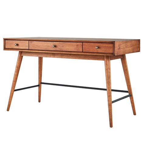 There are 564 bedroom writing desk for sale on etsy, and they cost $174.80 on average. Aksel Brown Wood 3-Drawer Writing Desk - Wooden-It-Be-Nice
