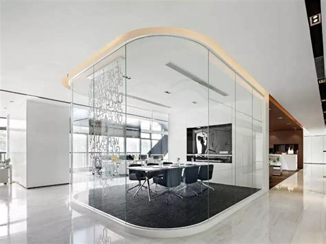 Curved Glass Partitions Elevate Your Home Space Glass Partitions Direct
