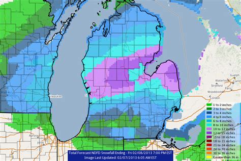 Winter Storm Warning Map Shows Who In West Michigan Gets Slammed With