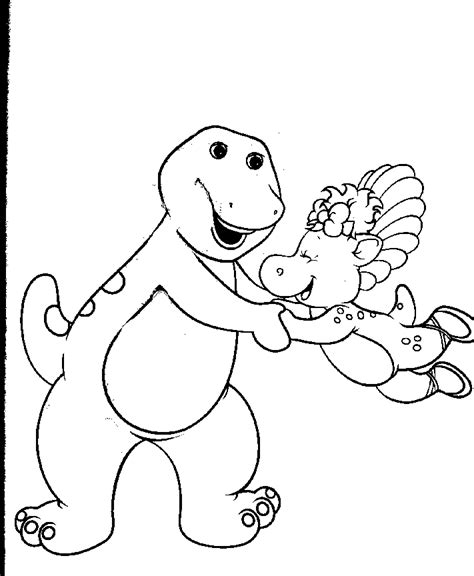 Barney Printable Coloring Pages Printable World Holiday