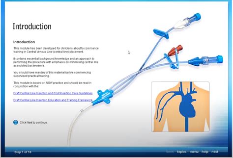 Central Line Insertion Online Training Clinical Excellence Commission