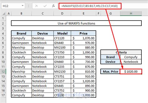 Index Match And Max With Multiple Criteria In Excel Exceldemy