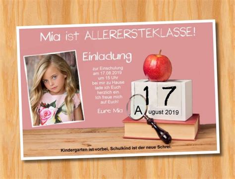 Einladungskarten Einschulung