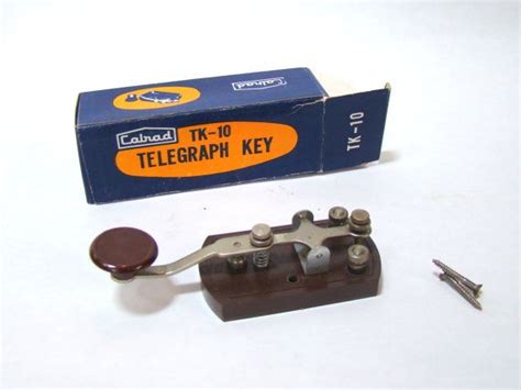 Calrad Telegraph Key Original Box Tk 10 Morse Code Ham Etsy 10