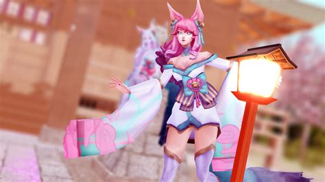 Mmd Spirit Blossom Ahri Download Update By N1ghtingalez On