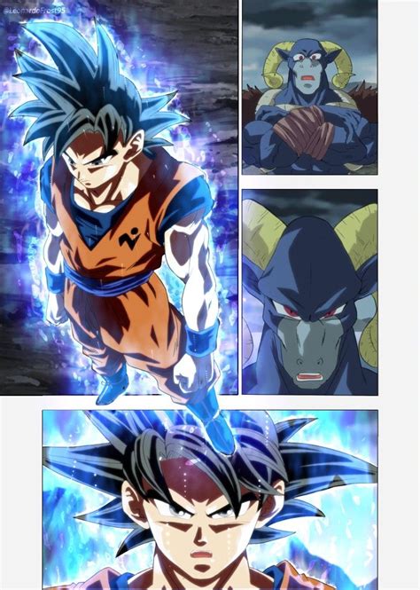 Goku Ultra Instinct Dbs Mangá 58 Color By Leonardofrost95 Dragon