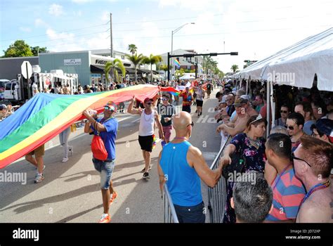 Wilton Manors Florida Usa 17th June 2017 Wilton Manors Stonewall Parade And Festival The
