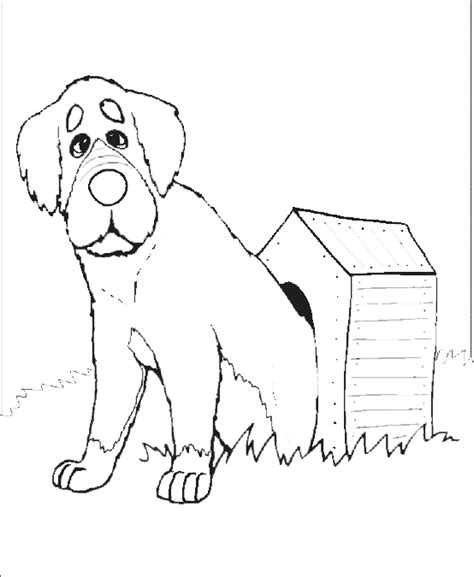 Download Coloriage Niche à chien #16 (Bâtiments et Architecture) - Coloriages à imprimer