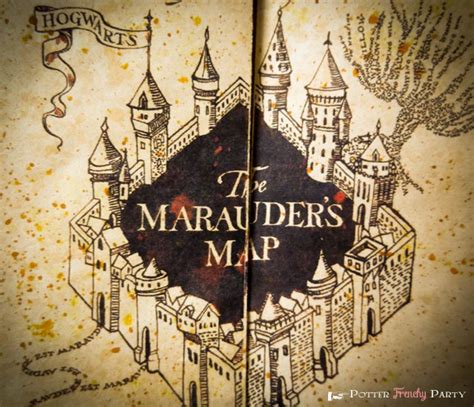 Travaux pratiques  la carte du maraudeur [grand format]  Harry potter