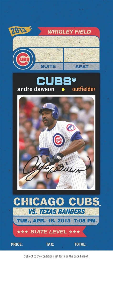 Cubs Season Tickets Have Been Printed, and They Are…..Awesome. – Born