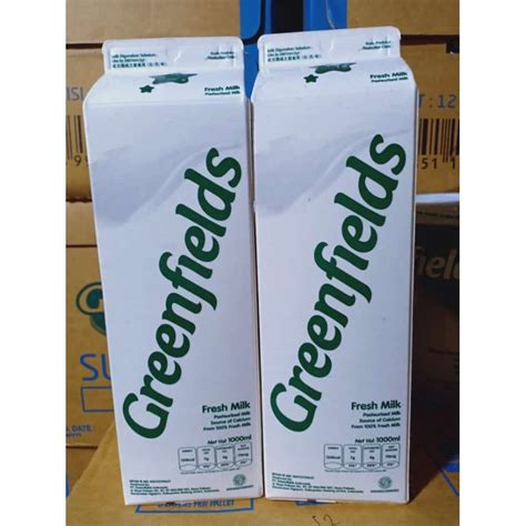 Susu ini saya beli dari salah satu supermarket yang ada di legenda wisata cibubur dengan harga promosi saat itu adalah rp24,000. Greenfields Greenfield Susu Fresh Milk 1 liter | Shopee ...