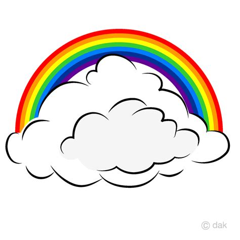 arcoiris con nubes animado arcoiris con nubes dibujos animados de animaci n arcoiris dibujo