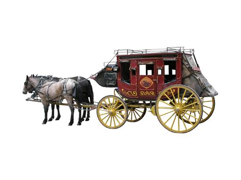 Stagecoach Isolated Horse Free Photo On Pixabay
