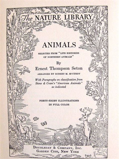 Vintage Woodland Forest Animals Book Prints 2 Prints The Etsy