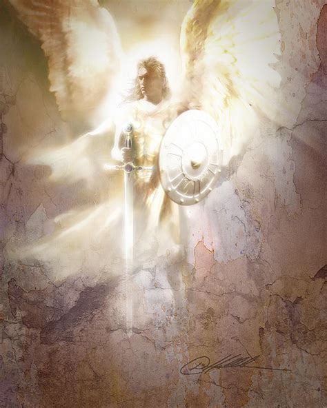 Archangel Painting By Danny Hahlbohm