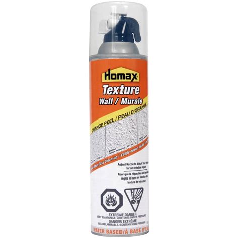 Homax 20oz Waterbased Orange Peel Texture Wall Spray Home Hardware