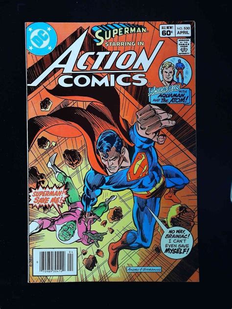 Actions Comics 530 Dc Comics 1982 Vf Newsstand Dc Comics Superman