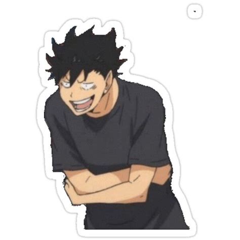 Kuroo Sticker By Congressa In 2021 Anime Stickers Anime Printables