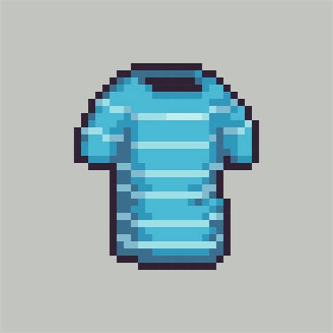 Fully Editable T Shirt Pixel Art Vector Illustration Design For Games