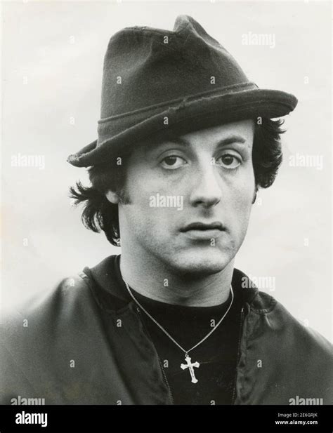 American Film Actor Sylvester Stallone Plays Rocky Balboa In Rocky Ii