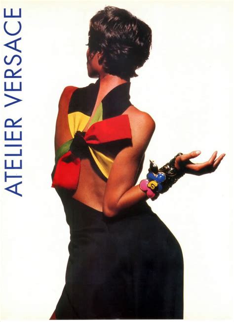 Atelier Versace 199091 Ad By Tyen And Christy Turlington