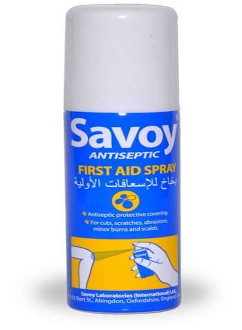 Savoy Antiseptic First Aid Spray Shefaa Pharmacy
