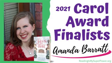Amanda Barratt 2021 Carol Awards Reading Is My Superpower