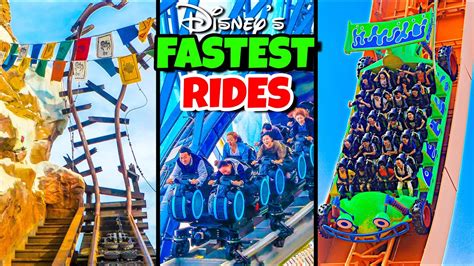 Top 10 Fastest Disney Rides In The World Walt Disney World Disneyland Paris And More Theme