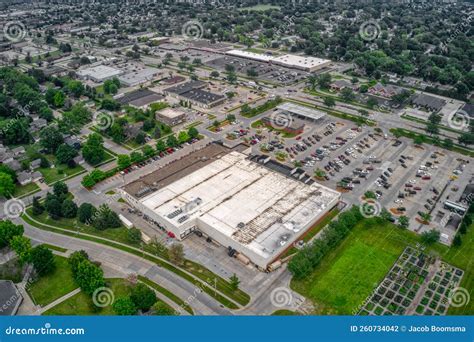 Aerial View Of The Des Moine Suburb Of Ankeny Iowa Stock Photo Image